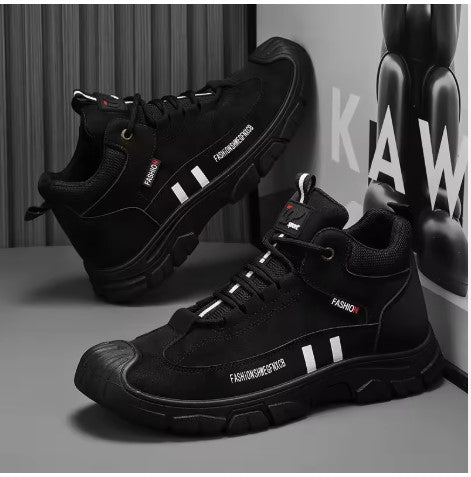 Chaussures de sport et de loisirs pour hommes, tendance printemps, polyvalentes, semelle épaisse, durables