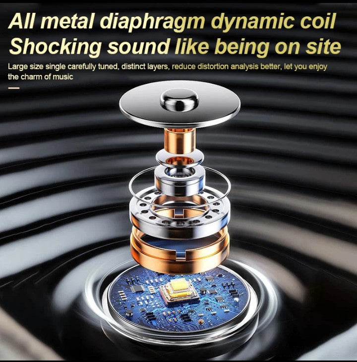 Écouteurs intra - auriculaires sans fil avec indicateur de batterie LED