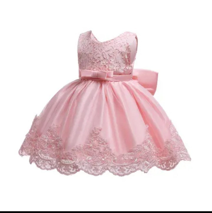 Robe de princesse pour filles , vêtements Tutuà fleurs , pour fête de mariage , anniversaire ,