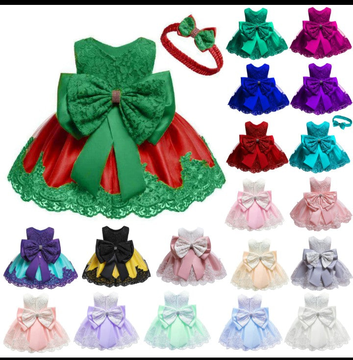 Robe de princesse pour filles , vêtements Tutuà fleurs , pour fête de mariage , anniversaire ,