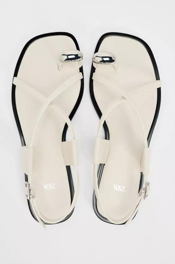 Sandales plates d'été à la mode pour femmes, nouvelles chaussures