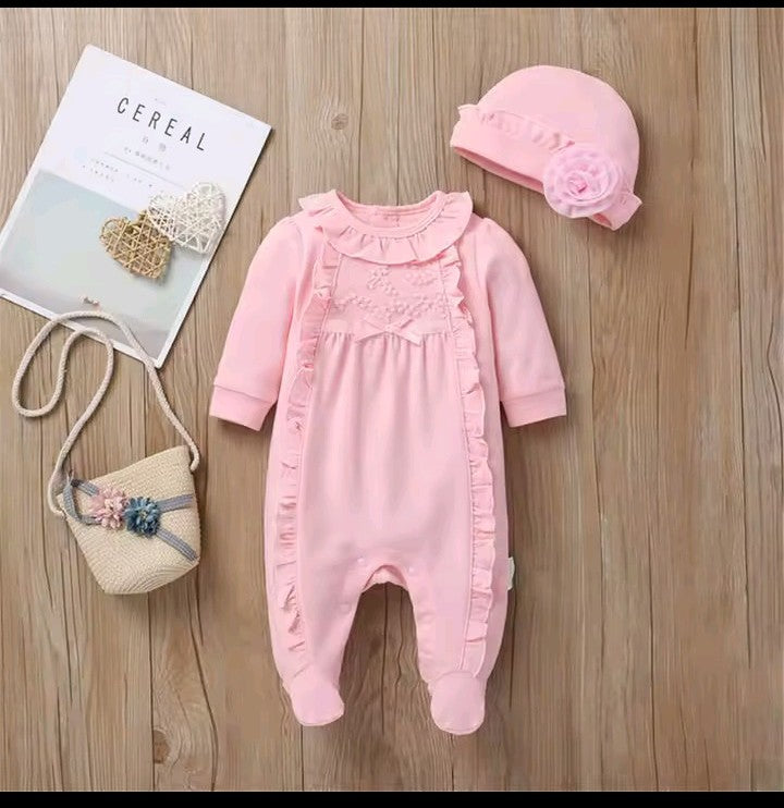 Vêtements printemps pour bébé fille a manches longues