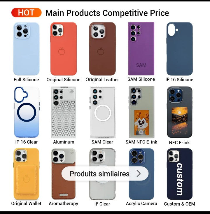 Fabricants de couvertures de téléphone portable , vente en gros , toutes les marques , étuis de téléphone