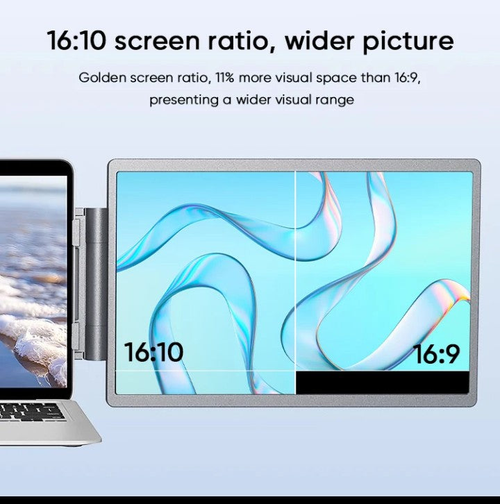 Triple écran LCD Portable IPS, 14 pouces, 1920 * 1200 P double extension USB