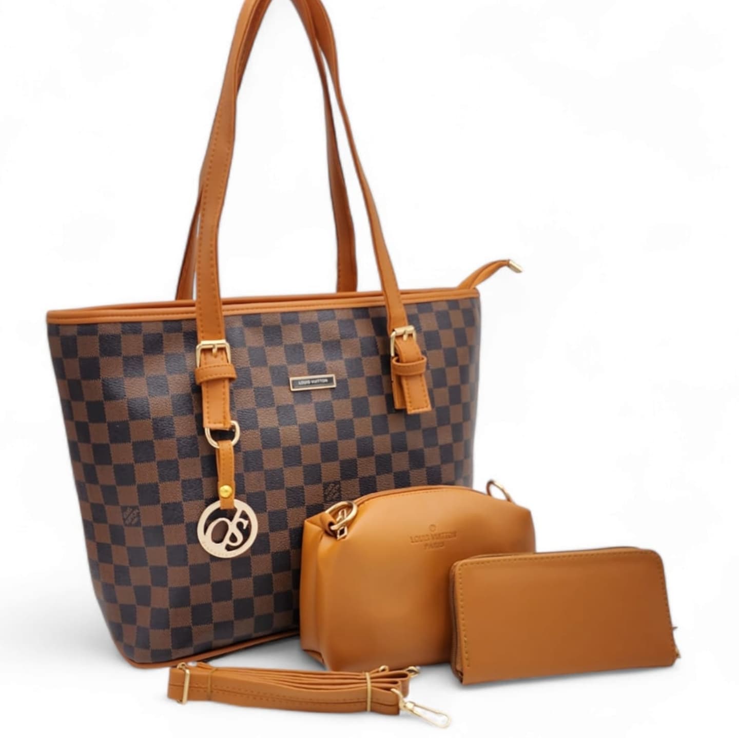 Sac à main de luxe Pour Femme ensemble 3 pièce